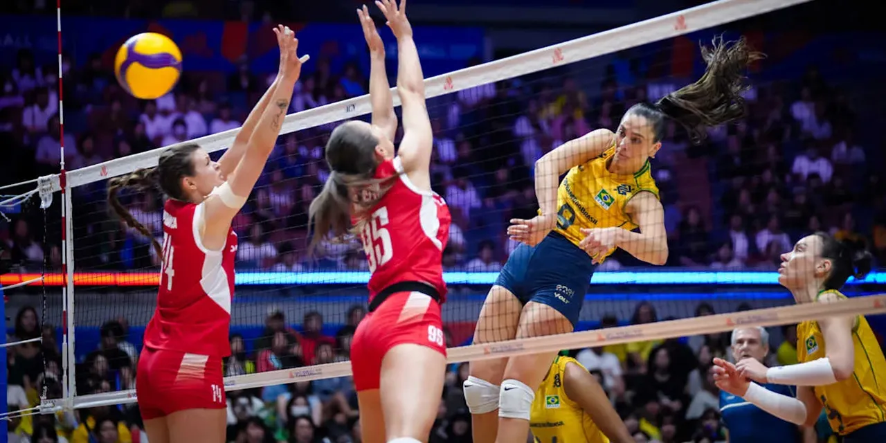 USA vs. Brazil - Highlights | Week 3 | Women's VNL 2026